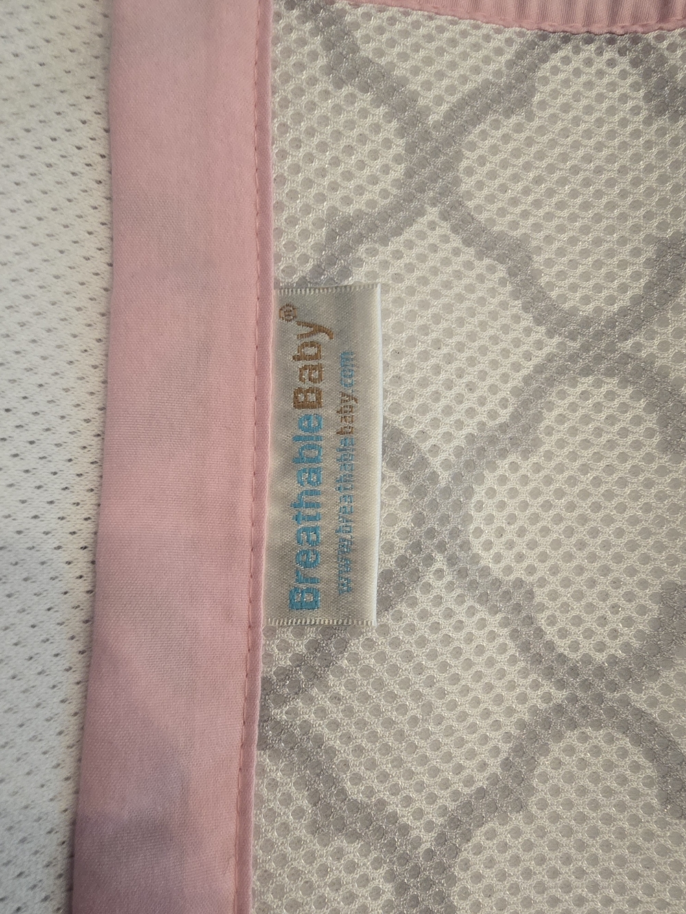 Pink & Grey Pattern Baby Linens - Picture 2 of 7